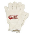 Natural Reversible Cotton/ Poly Knit Fitted Work Glove